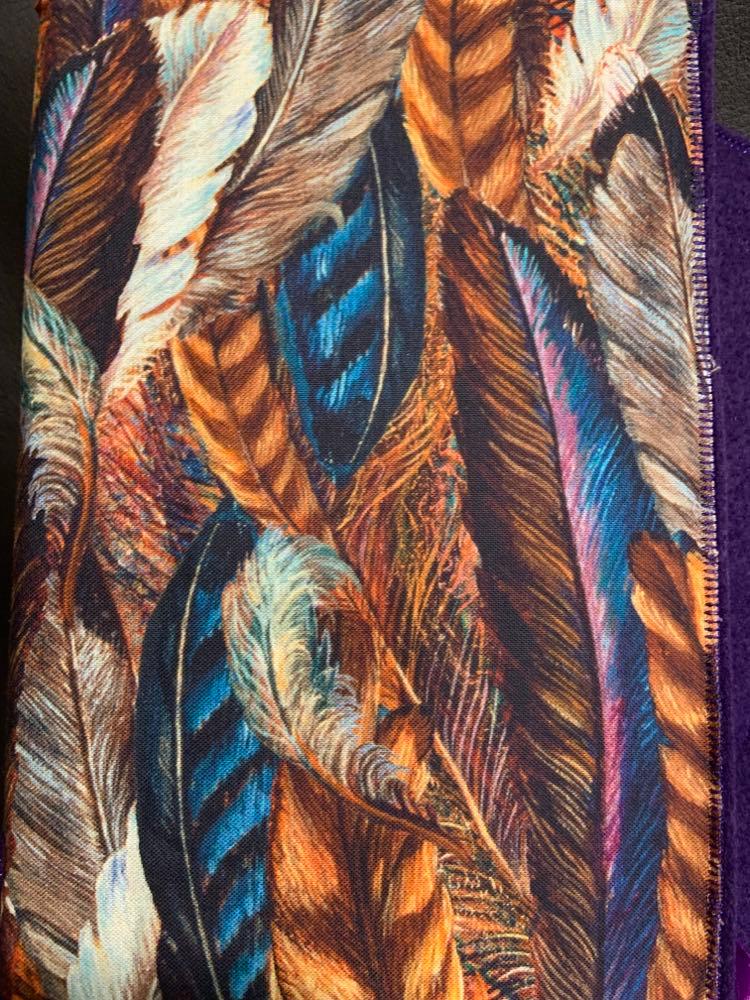 Cloth Feather Carrier - Feathers