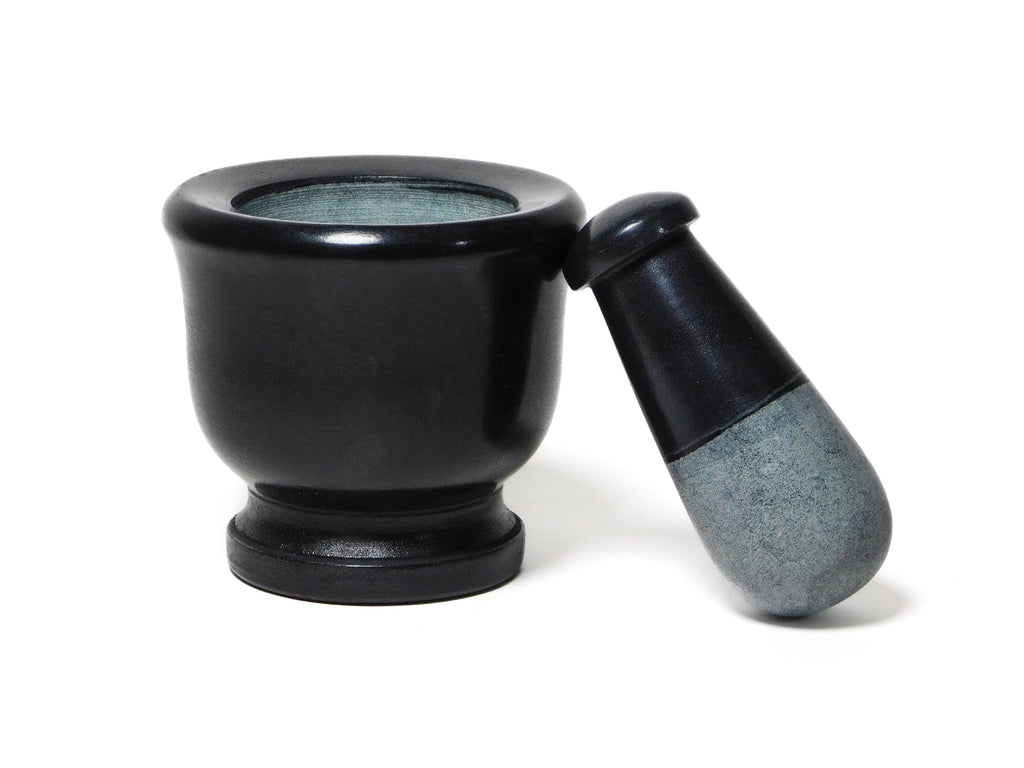 Mortar & Pestle - Black Soapstone 2.5" x 2.5"