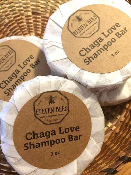 Chaga Love All-Natural Shampoo Bar (3 oz)