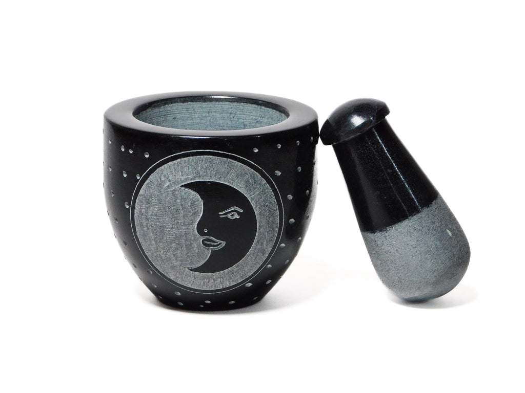 Mortar & Pestle - Moon (3" x 3")