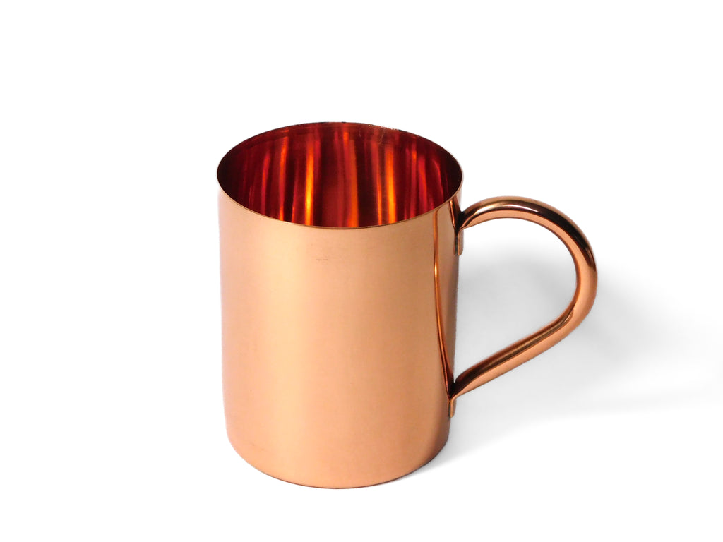 Copper Mug - 16 oz (Plain Style) (100% solid copper)