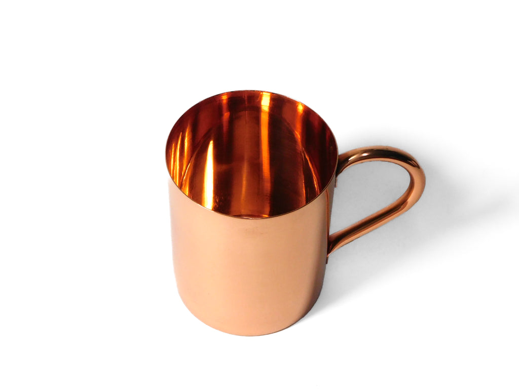 Copper Mug - 16 oz (Plain Style) (100% solid copper)