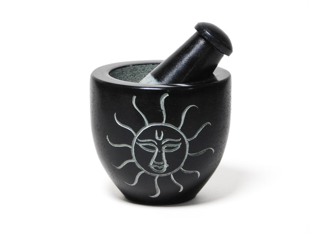 Mortar & Pestle - Sun (2.75" x 3")