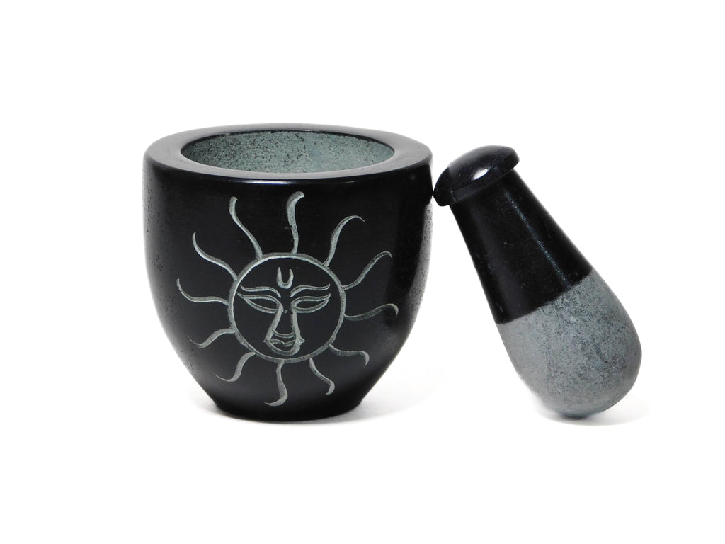 Mortar & Pestle - Sun (2.75" x 3")