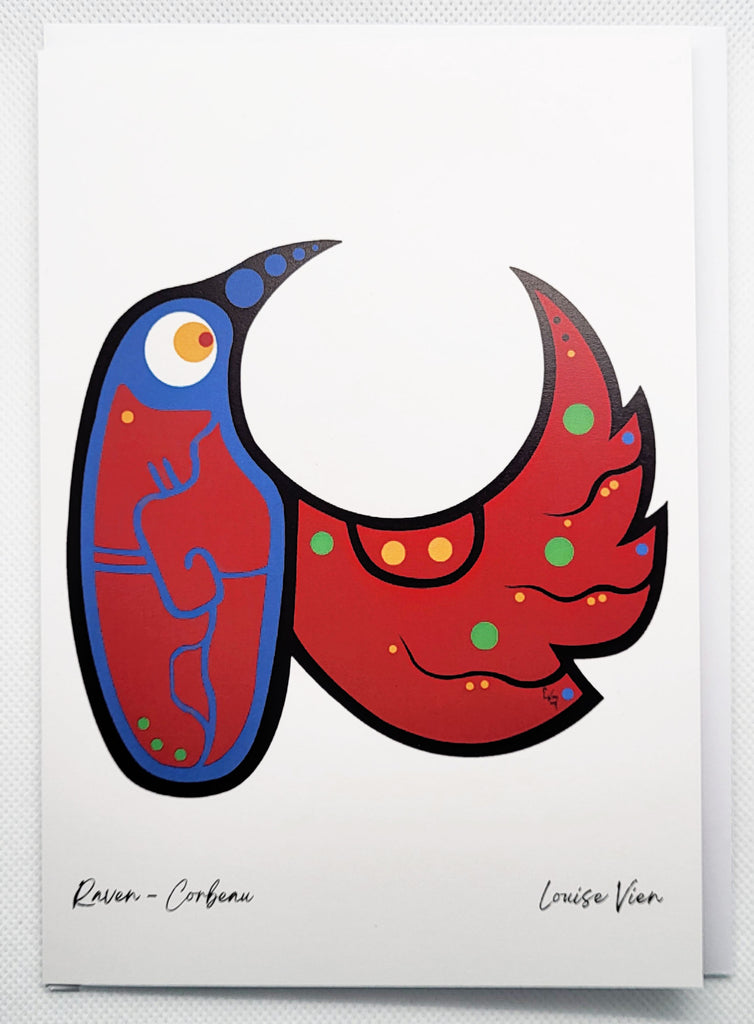 Greeting Cards by Louise Vien - Raven