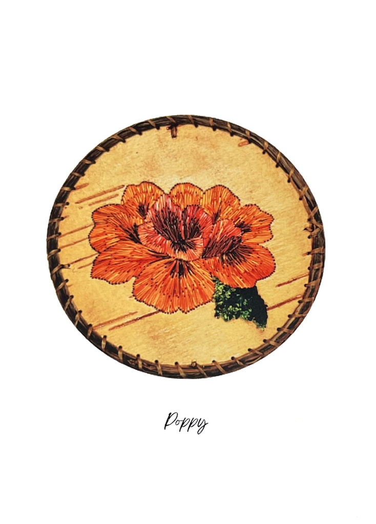Greeting Cards by Louise Vien - Poppy