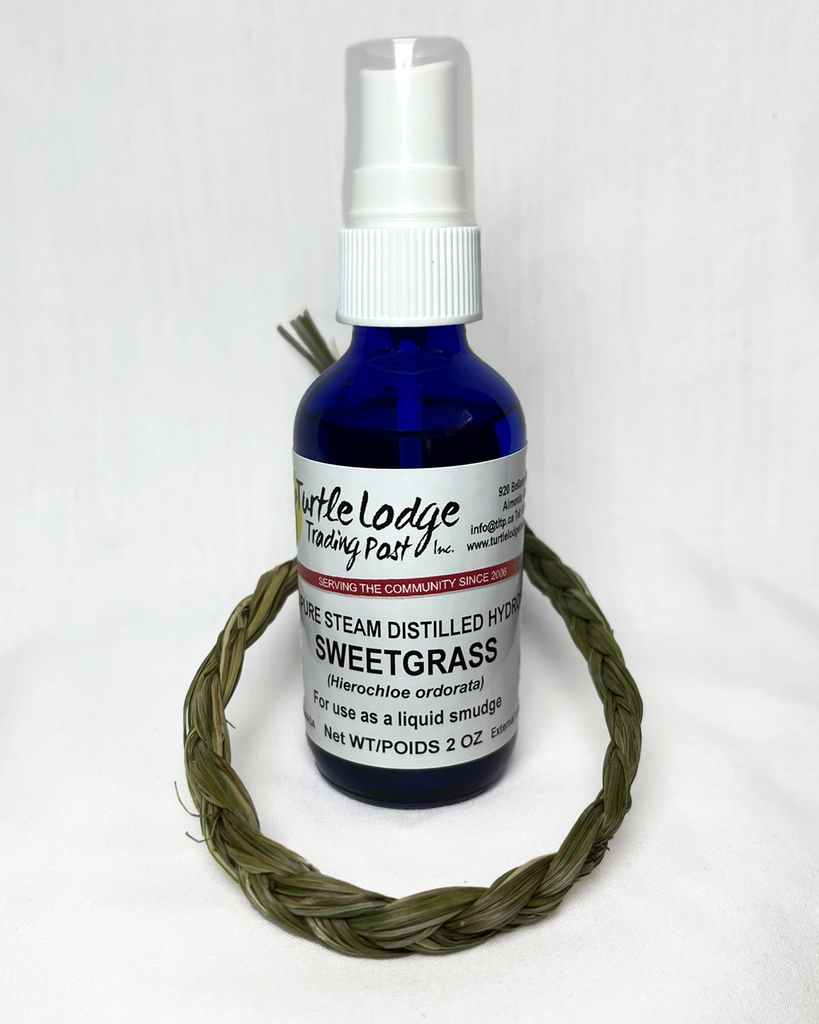 Liquid Smudge - Sweetgrass 100% Pure Steam Distilled Hydrosol (2 oz)