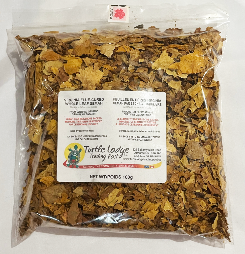 Semah - Whole Leaf Organic for Ceremonial Purposes (SHIPS TO ONTARIO ONLY) - Grade "B"