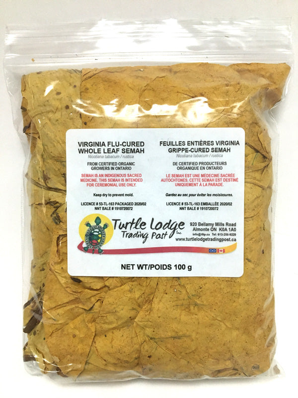 Semah - Whole Leaf Organic for Ceremonial Purposes (SHIPS TO ONTARIO ONLY) - Grade "A"
