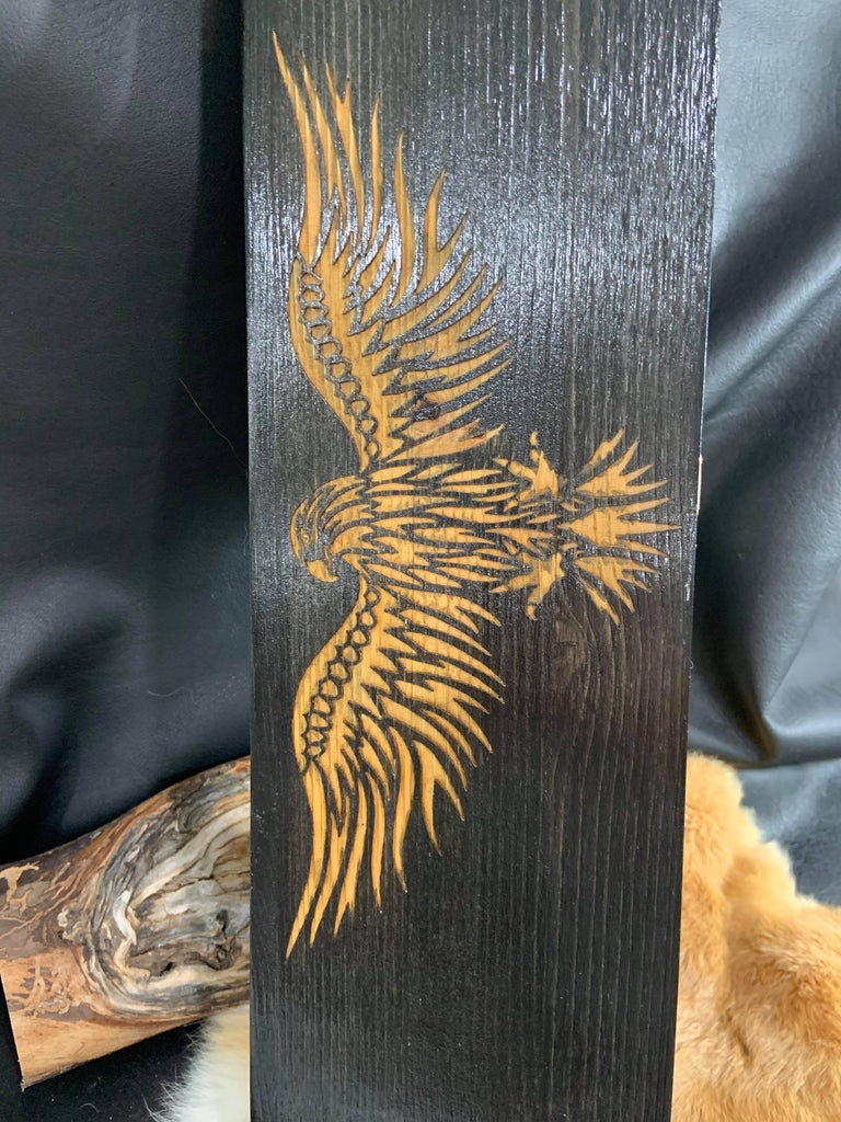 Wooden Feather Carrier (E) - Flying Eagle