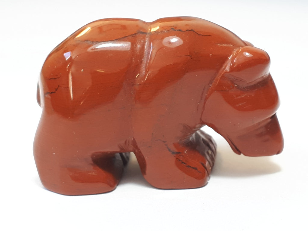 Gem - Bear - Red Jasper (2"+ Medium)