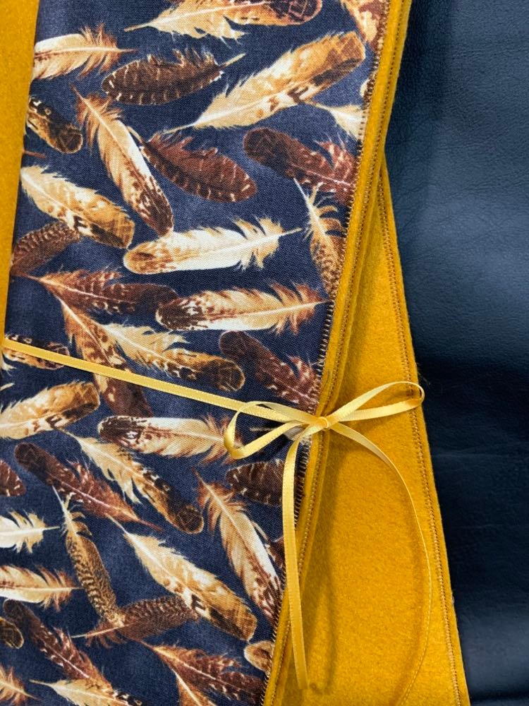 Cloth Feather Carrier - Feathers