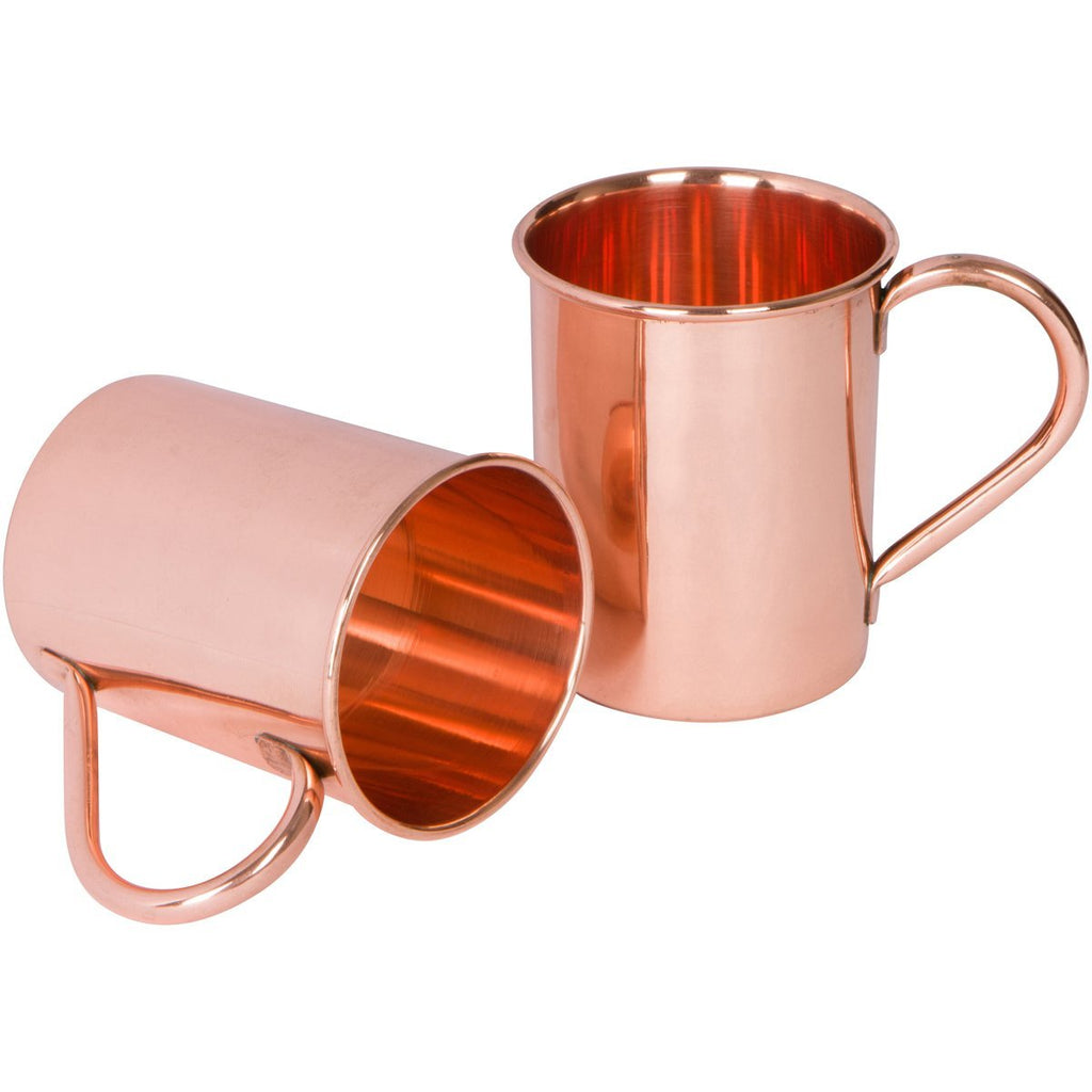 Copper Mug - 16 oz (Plain Style) (100% solid copper)