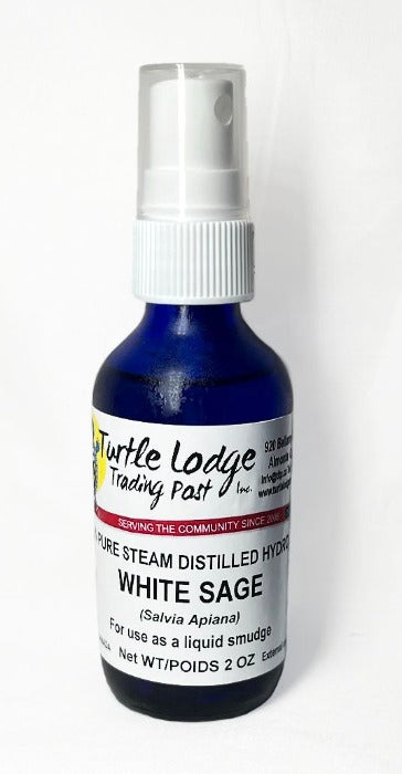 Liquid Smudge - White Sage 100% Pure Steam Distilled Hydrosol  (2 oz)