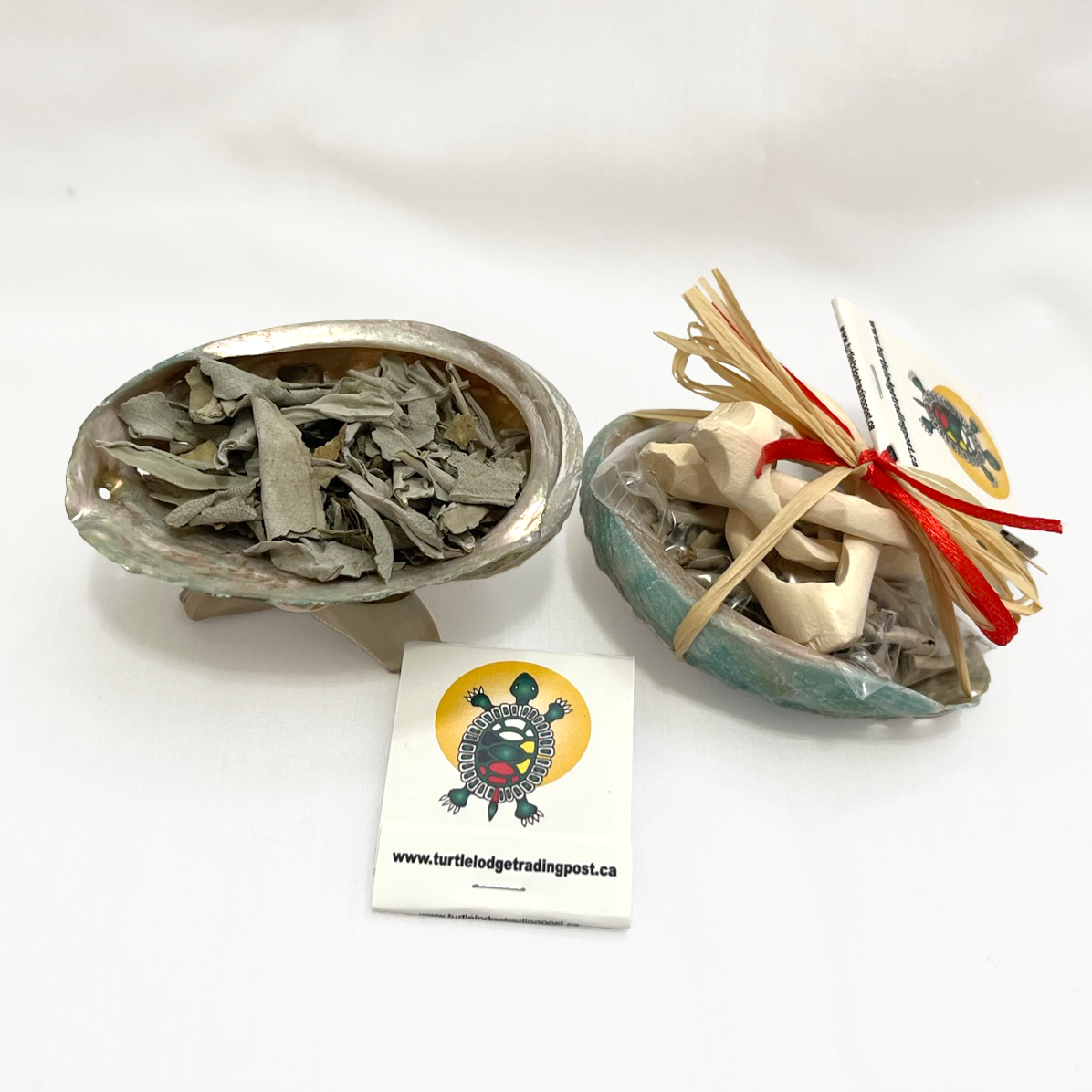 Turtle Shell Smudge Smudge Bundle *ORIGINAL* (1 pc) – Turtle Lodge Trading Post Inc