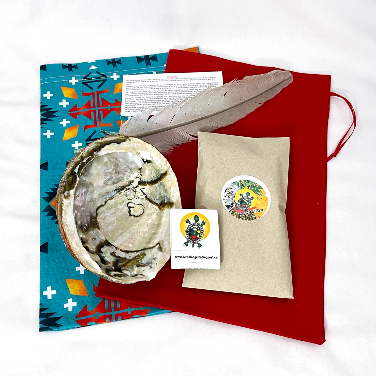 Smudge Bundle *FOUR MEDICINES* – Turtle Lodge Trading Post Inc