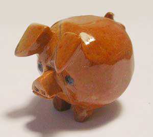 Soapstone - Pig (Chubby) (1.5")
