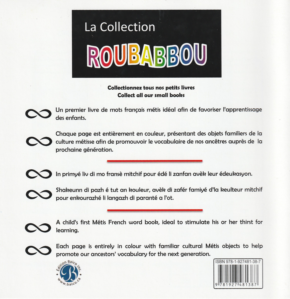LA COLLECTION ROUBABBOU: NOMBR/NOMBRES/NUMBERS back cover.