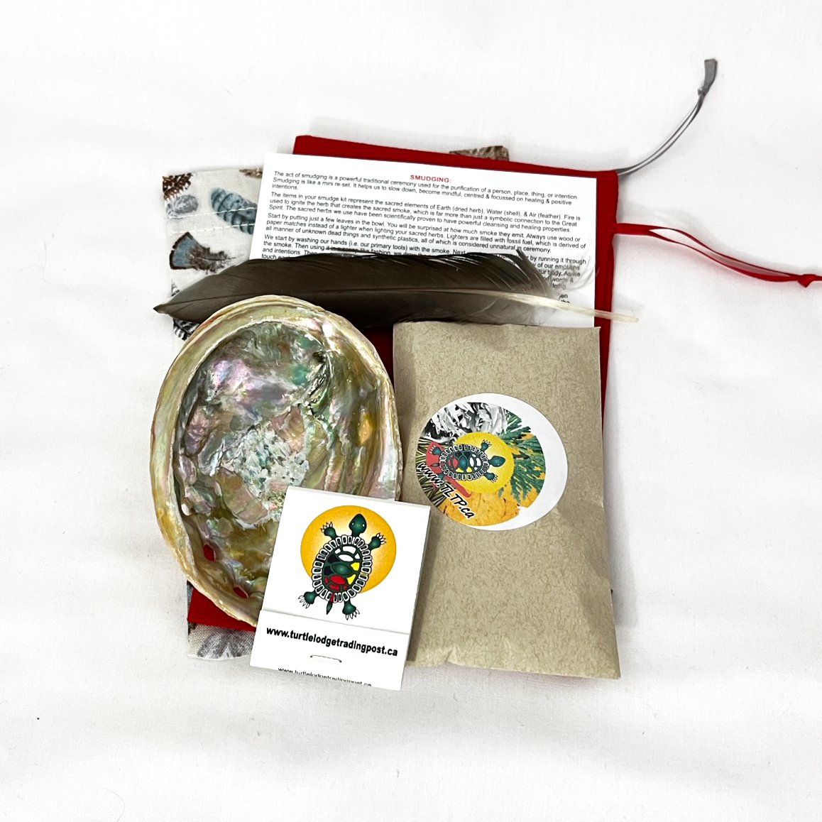 Turtle Shell Smudge Smudge Bundle *FOUR MEDICINES* – Turtle Lodge Trading Post Inc