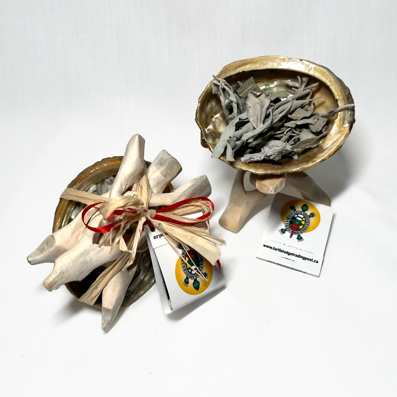 Turtle Shell Smudge Smudge Bundle *ORIGINAL* (1 pc) – Turtle Lodge Trading Post Inc