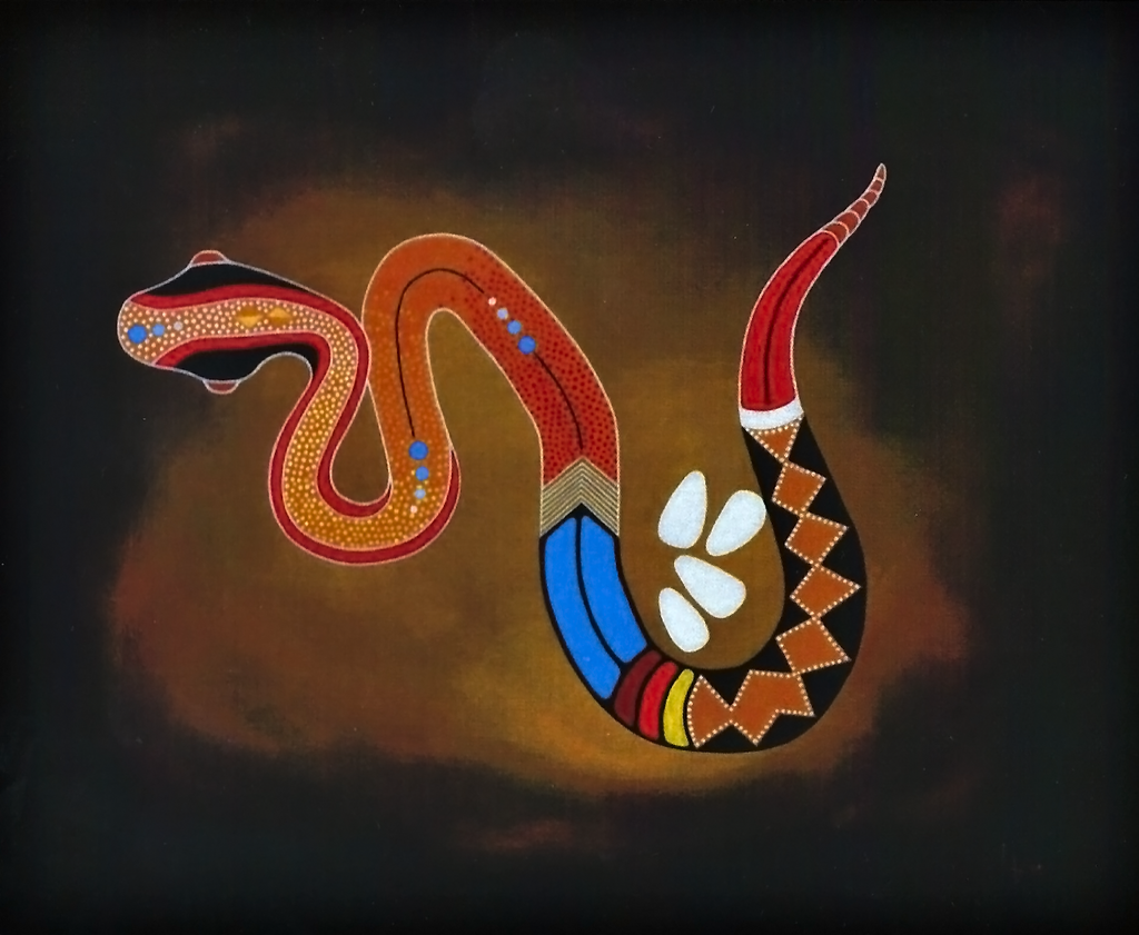 Greeting Cards by Louise Vien - Snake Medicine