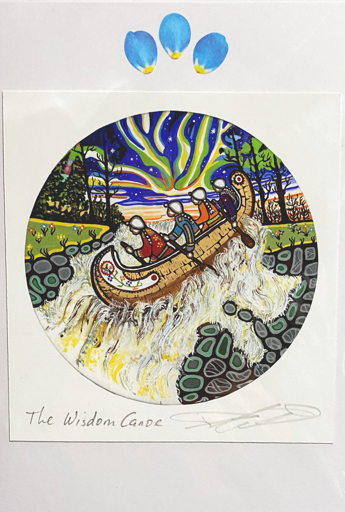 Greeting Card by Diane Montreuil - Wisdom Canoe